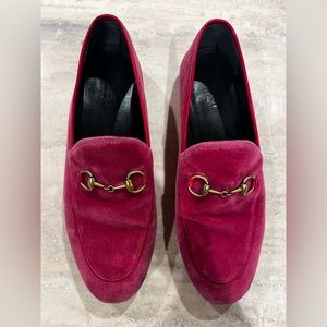 COPY - Gucci Princeton loafers 37.5 pink velvet